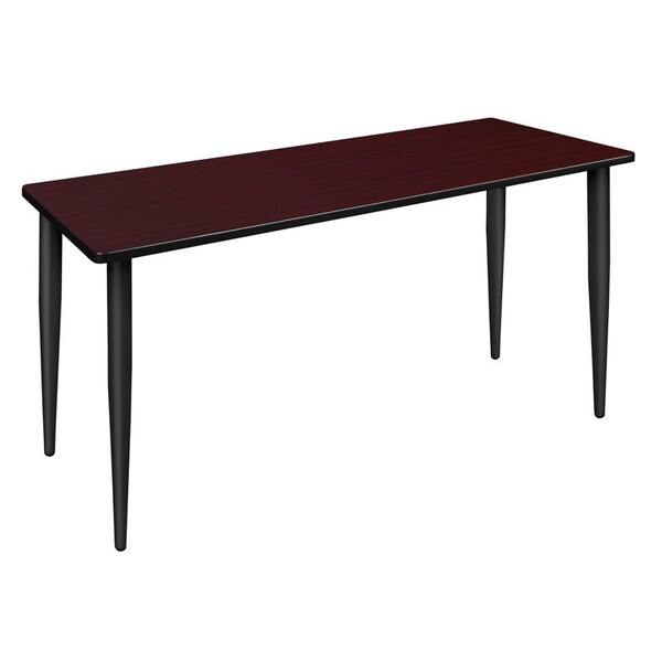 Regency Kahlo Training Tables, 66 W, 24 L, 29 H, Wood, Metal Top, Mahogany MTPL6624MHBK - main